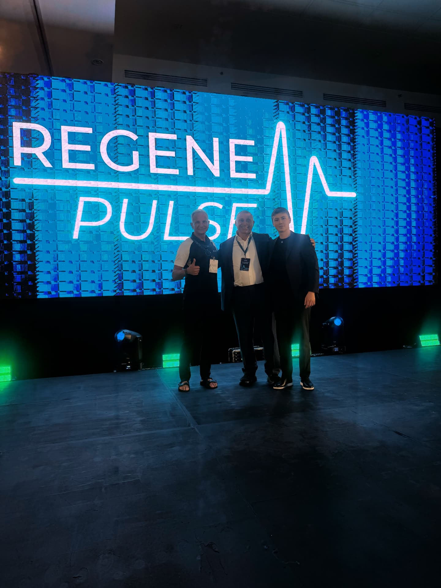 NexusMed team on the Regene Pulse 2026 stage