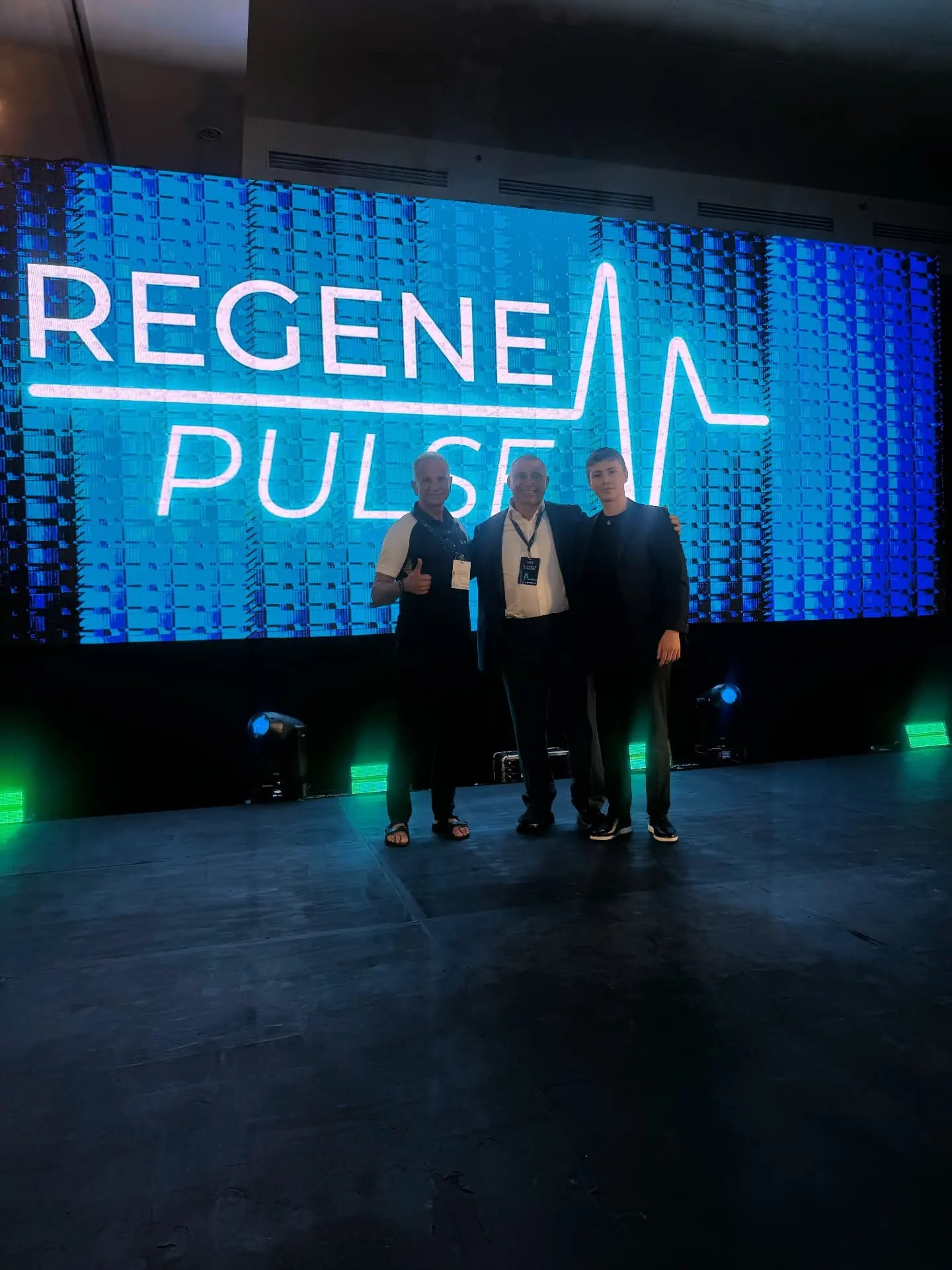 NexusMed team on the Regene Pulse 2026 stage